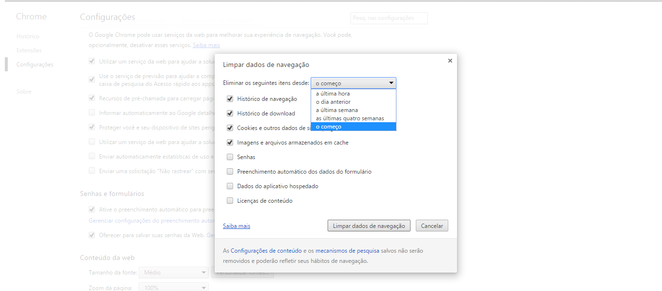 Como Fazer Para Limpar O Cache Do Navegador